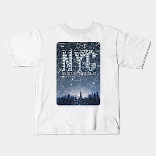 new york Skyline Kids T-Shirt